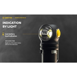 Armytek Wizard C2 Pro MAX LR Multilight, Varmt ljus